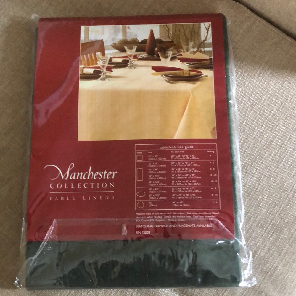 Manchester collection Rectangle table linens